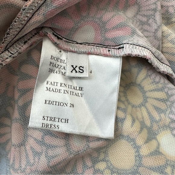 LA DoubleJ Crepe Jersey Stretch Midi Coverup Beach Dress in Pride Daisy size XS - Picture 13 of 16